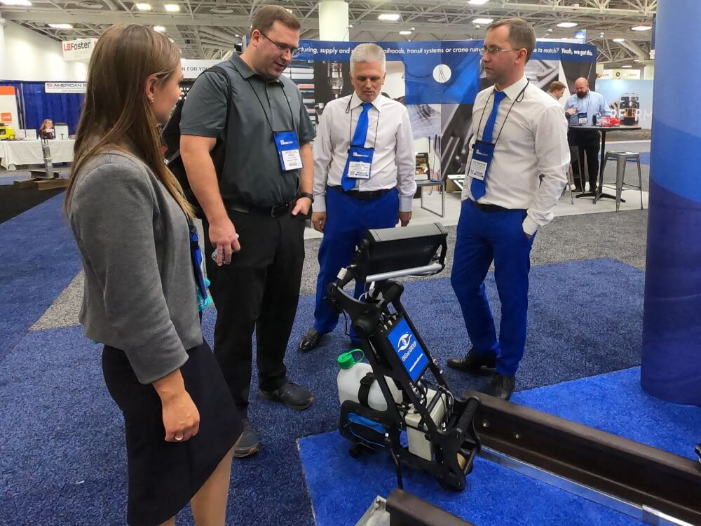 Демонстрация работы UDS2-77 на крупной железнодорожной выставке США Railway Interchange-2019