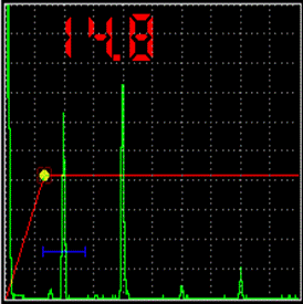 Построение ВРЧ на экране универсального ЭМА дефектоскопа EMACON-01